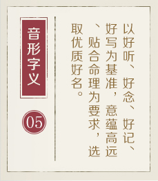 芜湖起名流程五